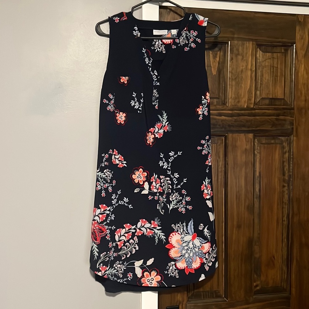 floral shirt dress